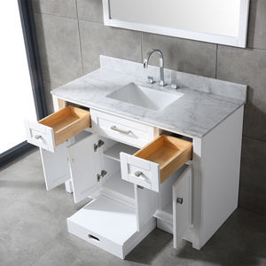 ตู้ห้องน้ำขนาด 48 นิ้ว ระดับไฮเอนด์ พร้อมอ่างเซรามิกและคุณสมบัติกันน้ำ - Product Image 6