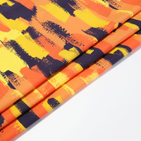 Tissu en satin de coton pour vêtements, surface lisse et brillante, impression numérique personnalisée, approvisionnement direct d'usine, MOQ 1m