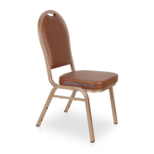 Chaises <span class=keywords><strong>de</strong></span> réunion d'hôtel modernes en métal avec coussin en mousse haute densité, empilables, mobilier commercial pour salon et <span class=keywords><strong>salle</strong></span> <span class=keywords><strong>de</strong></span> conférence - Product Image 3