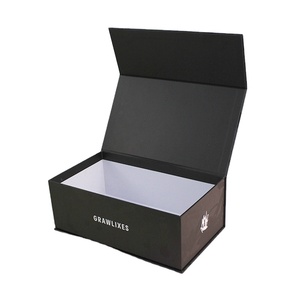 Scatola Regalo di Lusso in Cartone Rigido Nero con Chiusura Magnetica per Scarpe e Abbigliamento, Vendita all'Ingrosso dalla Fabbrica con Logo <span class=keywords><strong>Personalizzato</strong></span> - Product Image 2