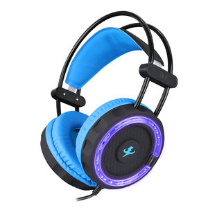 Meisade H7 Over-Ear Computer <span class=keywords><strong>Gaming</strong></span> Auriculares Esports Bass Auriculares con micrófono para PUBG Luminous Internet Cafe para <span class=keywords><strong>JBL</strong></span> - Product Image 1