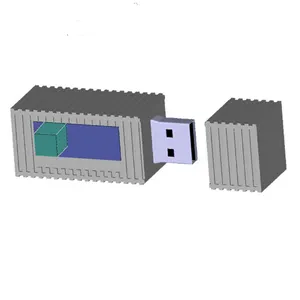Gitra Quà Tặng Cá Nhân 3D Tùy Chỉnh Mềm Pvc Tàu USB Pen <span class=keywords><strong>Drive</strong></span> 4GB Container Shape USB <span class=keywords><strong>Flash</strong></span> <span class=keywords><strong>Drive</strong></span> Với Logo - Product Image 4