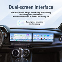 Autoradio Viknav à double écran tactile pour Chevrolet Camaro 2016-2018 Lecteur multimédia Android Auto Navigation GPS CarPlay sans fil