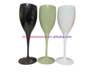 Cibo grado infrangibile partito colorato flute per Champagne bere acrilico vino tazza di plastica vino rosso bicchiere - Product Image 3