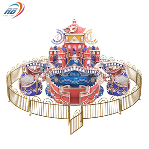 Manège Bateau Rotatif Personnalisable à Thème pour Enfants avec Lumières LED pour Parcs d'Attractions Extérieurs, Fêtes Foraines et Carnavals - Product Image 1