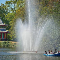 Fuente Flotante DEWY para Exteriores, Fuente Danzante, Fuente Musical Dinámica para Diseño de Escenas Acuáticas en Lagos y Estanques