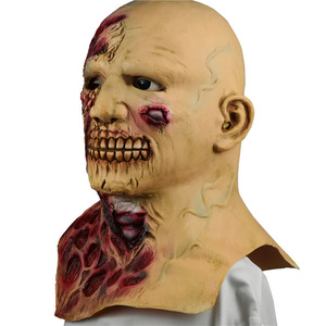 Masque en latex effrayant et astucieux pour Halloween, accessoires de maison hantée, zombie mutant <span class=keywords><strong>d</strong></span>'<span class=keywords><strong>horreur</strong></span>, accessoires de jeu de rôle en salle secrète - Product Image 4