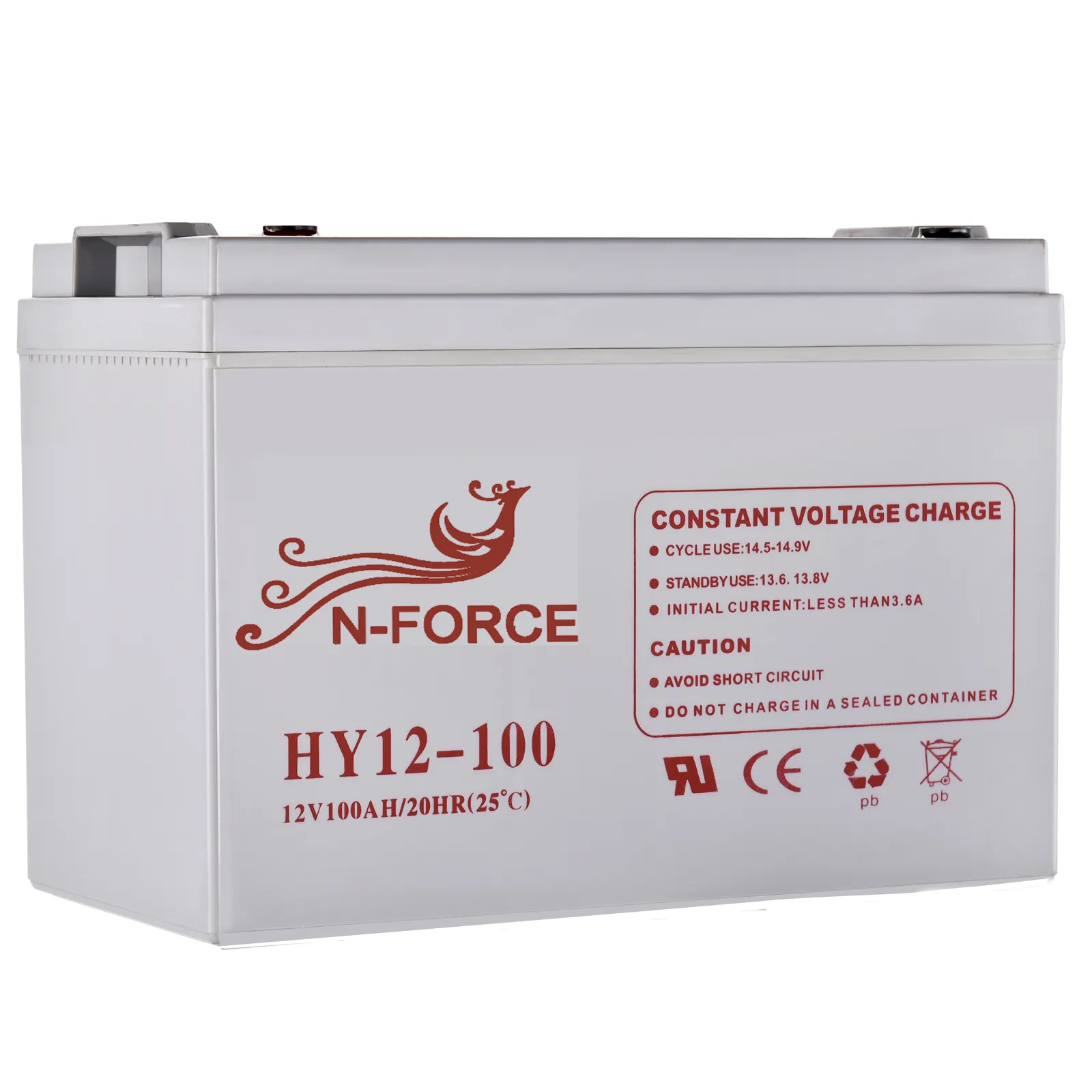 Guangzhou New Energy Well Npc Series 12V 100Ah Solar Inverter Batteries