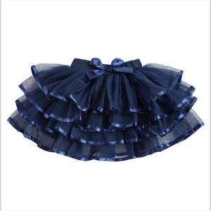 Tutu Skirt Girls Cake Tutu Pettiskirt Dance Mini Skirt Birthday Princess Ball Gown Children Kids Clothes 4 Layers Tulle Skirts - Product Image 6
