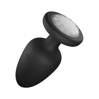 Plug anal sans fil télécommandé avec lumière LED, jouet sexuel, plug anal, culotte vibrante, jouets sexuels pour femme
