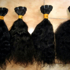 Cheveux Remy 100% vierges indiens, cuticules intactes, double trame, extensions capillaires résistantes à la permanente et adaptées à toutes les couleurs - Product Image 1