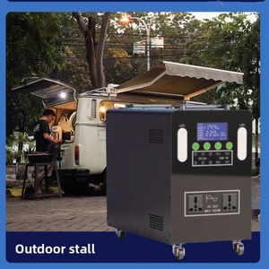สถานีไฟฟ้าพกพา 1000W พร้อมตัวควบคุมพลังงานแสงอาทิตย์ MPPT รองรับการเชื่อมต่อแบตเตอรี่ภายนอกสำหรับใช้งาน B-1000 จ่ายไฟ AC/DC - Product Image 2