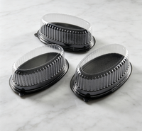 Boîte à gâteau en plastique anti-choc, emballage protecteur adapté pour café, pâtisserie, mousse, tranches de cheesecake, boulangerie, emballage cadeau à emporter