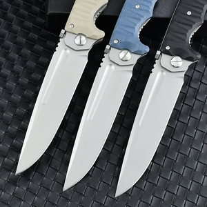Cuchillo Táctico Plegable HL Personalizado con Mango G10 de Acero Inoxidable, Multifuncional para Uso DIY, ODM y OEM - Product Image 4