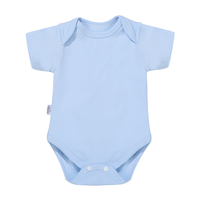 MAMIMAKA Lot de 6 Combinaisons à Manches Courtes en Tricot Doux pour Bébé Nouveau-né, Vêtements en Coton pour Bébés Garçons et Filles de 6 à 9 Mois