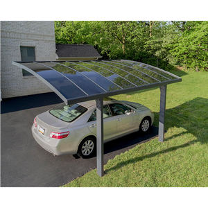 High Quality Polycarbonate Roof Aluminum Frame Cantilever <b>Carport</b>/<b>garage</b>/car Parking Shed - Product Image 3