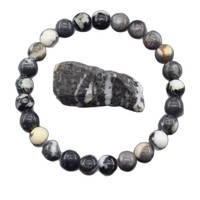 Bestseller Bracciale in Cristallo di Agata Fatto a Mano con Pietra del Sole Rossa e Verde da 8mm, Lapislazzuli e Occhio di Tigre GOODTIME GT-I3
