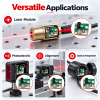 Module photoélectrique ZhonNa avec pilote de diode laser rouge PCB APC, contrôle 10-50mA 3-5V 650nm 635nm 850nm 905nm, pièces d'équipement laser LD