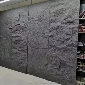3D Nền tường PU đá chín khối tường Bảng điều khiển