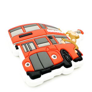 Imán de nevera de PVC con diseño impreso, moldeado en 2D, de goma suave de polivinilo cloruro, recuerdo magnético, maqueta gratuita de ensamblaje directo. - Product Image 3