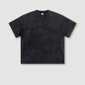 T-shirt vintage en coton délavé pour homme, style vieilli, tendance, en stock, impression personnalisée pour créer votre marque - Product Image 2