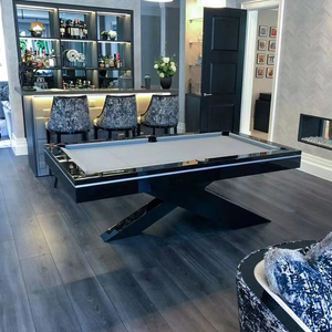 Table de <span class=keywords><strong>billard</strong></span> et de snooker en bois massif de 8 pieds, neuve, pour usage domestique - Product Image 3