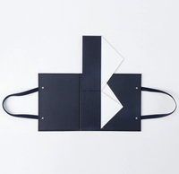 Boîte-cadeau de luxe avec poignée magnétique, sac d'emballage en papier pour bijoux, cadeaux, vente au détail et emballage de marque