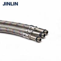 Tuyau d'eau flexible en acier inoxydable tressé haute pression JINLIN, résistant aux explosions, pour raccordement de robinets sanitaires