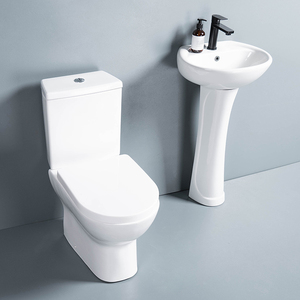 Soporte <span class=keywords><strong>de</strong></span> cerámica personalizado para inodoro, dos piezas, <span class=keywords><strong>lavabo</strong></span> <span class=keywords><strong>con</strong></span> <span class=keywords><strong>lavabo</strong></span> <span class=keywords><strong>de</strong></span> Pedestal - Product Image 2