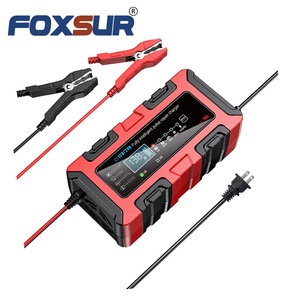 เครื่องชาร์จแบตเตอรี่อัจฉริยะ FOXSUR BC122410F แบบพัลส์ 12V10A สำหรับรถจักรยานยนต์ 24V5A สำหรับแบตเตอรี่ตะกั่วกรด อุปกรณ์เสริมแบตเตอรี่ดิจิตอล - Product Image 2