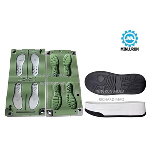 Chaussures de course multicouches à double densité, semelle injectée EVA, moulage TPR pour stabilité et confort - Product Image 1