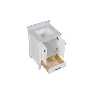 24 inch Free Standing Modern High End Bathroom <b>Vanity</b> <b>with</b> Ceramic Basin and Water Resistant Features - Product Image 5