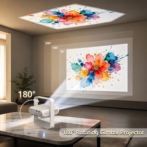 Projecteur intelligent AOKANG JY210-A, Android 11.0, 200 ANSI, 720P natif, prend en charge la 4K, WiFi 6, mini projecteur vidéo, <span class=keywords><strong>prix</strong></span> d'usine - Product Image 6