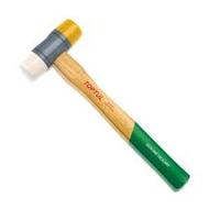 Marteau de mécanicien Toptul HAAF3530 de haute qualité, face souple, manche en hickory véritable, matériau PU/nylon