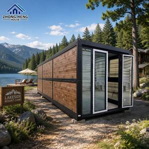 Maison conteneur modulaire préfabriquée pliable et extensible de 20 pieds de qualité supérieure pour entrepôt, <span class=keywords><strong>garage</strong></span> et logements du personnel sur chantier - Product Image 2