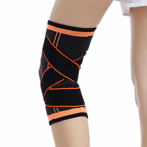 Rodilleras de compresión antideslizantes para entrenamiento deportivo, fútbol y ciclismo, con soporte para pantorrilla y correas, al por mayor - Product Image 2