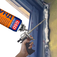 Mousse PU à prise rapide GSD Model60 900g, étiquette russe, ensemble de 60 secondes, mousse polyuréthane pour le remplissage des espaces de portes et de blocs de plâtre aériés