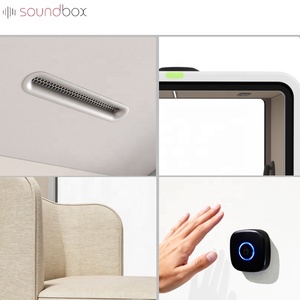 Cabina Ufficio Insonorizzata per 4 Persone, Stanza Silenziosa per Riunioni Aziendali - Product Image 5