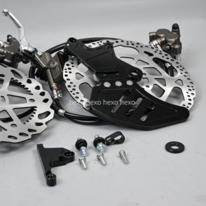 Sistema Freno Posteriore Inferiore HEXO con Staffa in Lega di Alluminio 6061 e Disco 2Cr13 per Moto Fuoristrada Ultra Bee - Retrofit/Aggiornamento - Product Image 6