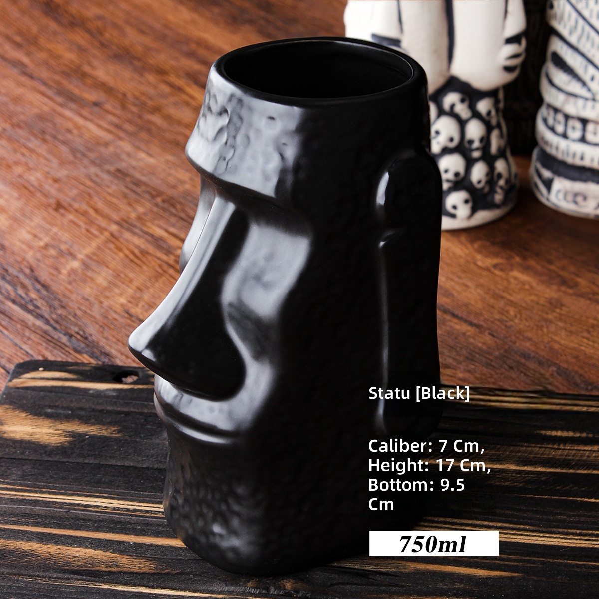 Statue-black 750ml