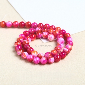 Jd Đá Quý Bán Buôn 6MN 8Mm 10Mm Điều Trị Ba Tư Ngọc Chất Lượng Cao Vòng Loose Hạt Lý Tưởng Cho Tự Làm Đồ Trang Sức Làm - Product Image 4