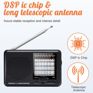 Con el mejor receptor de recepción Estación <span class=keywords><strong>digital</strong></span> de sintonización de onda corta portátil con batería Radio AM/FM/SW barata - Product Image 5