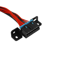 Câble OBDII universel 16 broches lecteur de code divisé en forme de Y avec support 12V/24V fil de cuivre pur certifié CE/RoHS