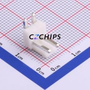 HX39601-2WAP Wire-to-Board Pin Header Bent Lead Through Hole,P=3.96mm Connector 1x2P 3.96mm Right Angle Insert VH - Product Image 1