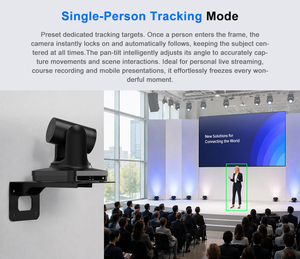 Caméras de visioconférence PTZ <span class=keywords><strong>4K</strong></span> 30fps avec zoom optique 20x, suivi IA, NDI pour la diffusion en direct de cultes religieux, studio, direct usine - Product Image 5