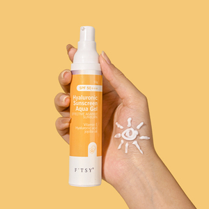 Crème solaire hydratante SPF 50 PA++++ à l'acide hyaluronique, gel solaire personnalisé, écran solaire SPF 50 - Product Image 2