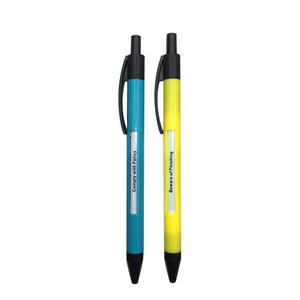 ปากกาลูกลื่นพลาสติกพิมพ์ลายสำหรับโรงแรมตามสั่ง - Product Image 1