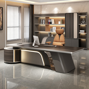 Sang trọng văn phòng hiện đại bảng cao cấp thiết kế điều hành l-hình CEO Ông Chủ bàn cho nhà hoặc thương mại usewholesale - Product Image 1