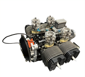 Motor de Gasolina de 4 Cilindros Horizontalmente Opositos T550 de 550cc y 37kW, Aeromotor Grande para Avión RC y Paracaídas Motorizado - Product Image 3
