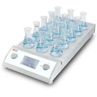 MS T S15 Pengaduk Magnetik 15 Saluran 1500rpm 0.4Lx15 Timer LCD 3 Saluran Independen